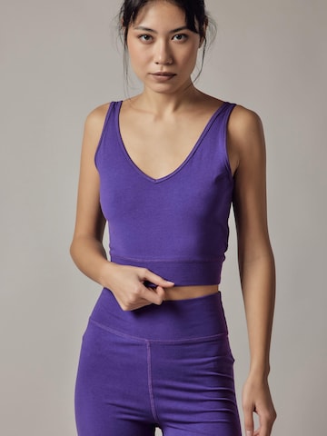 Haut OWN Off With Nature en violet : devant
