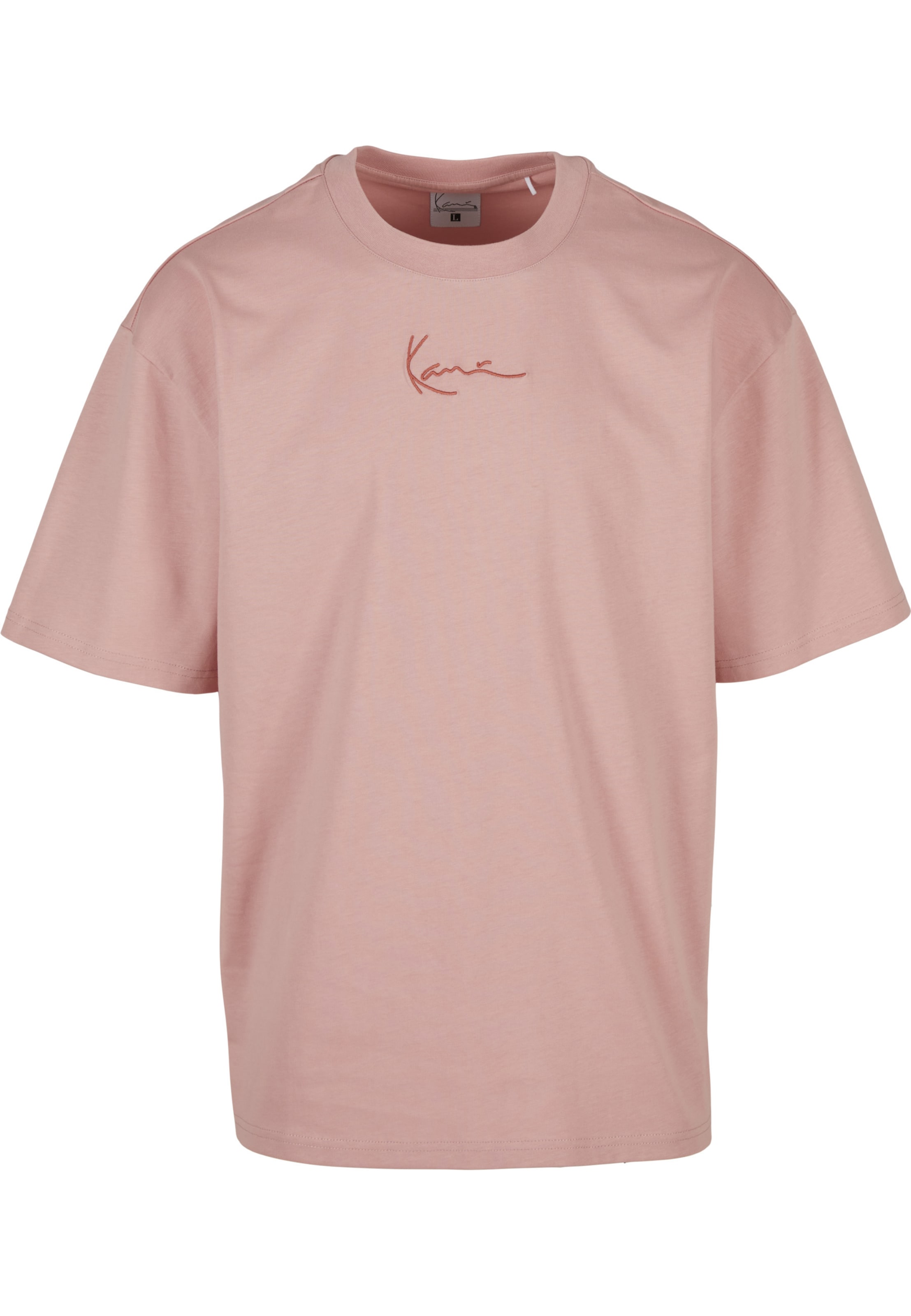 Karl Kani T-Shirt 'Essential' en pitaya / rose ancienne, Vue avec produit