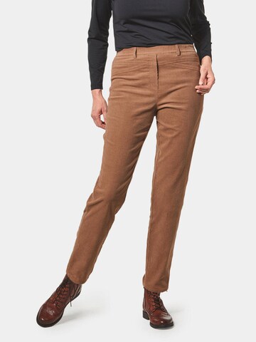Regular Pantalon Goldner en beige : devant