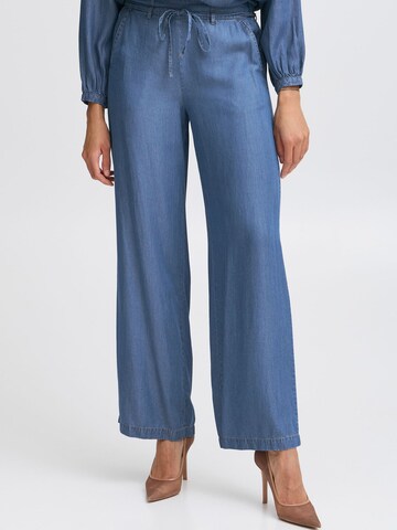 Wide Leg Jean ' BYKOSMO WIDE PANTS ' b.young en bleu