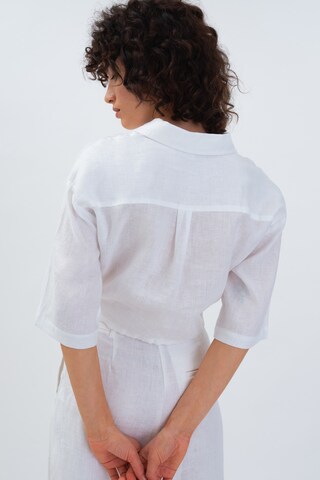 Aligne - Blusa 'Feechi' en blanco