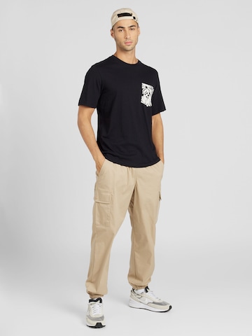 melns JACK & JONES T-Krekls 'LAFAYETTE'