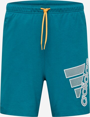 ADIDAS SPORTSWEAR Workout Pants in Blue: front