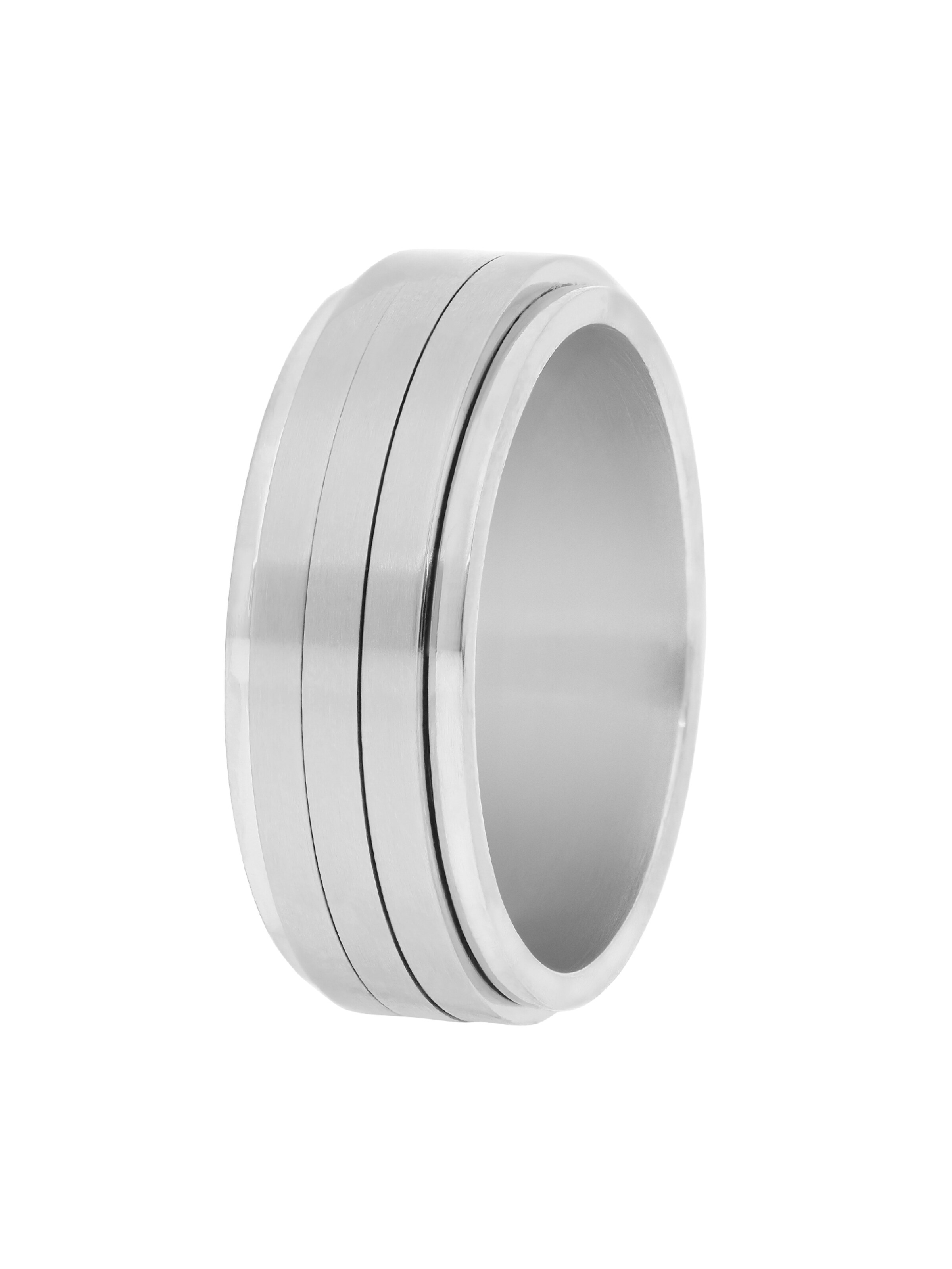 Lucardi Ring in Silver: front