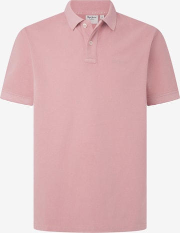 Pepe Jeans T-shirt 'NEW OLIVER' i rosa: framsida