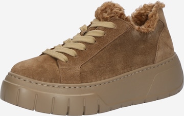 Baskets basses GABOR en marron : devant