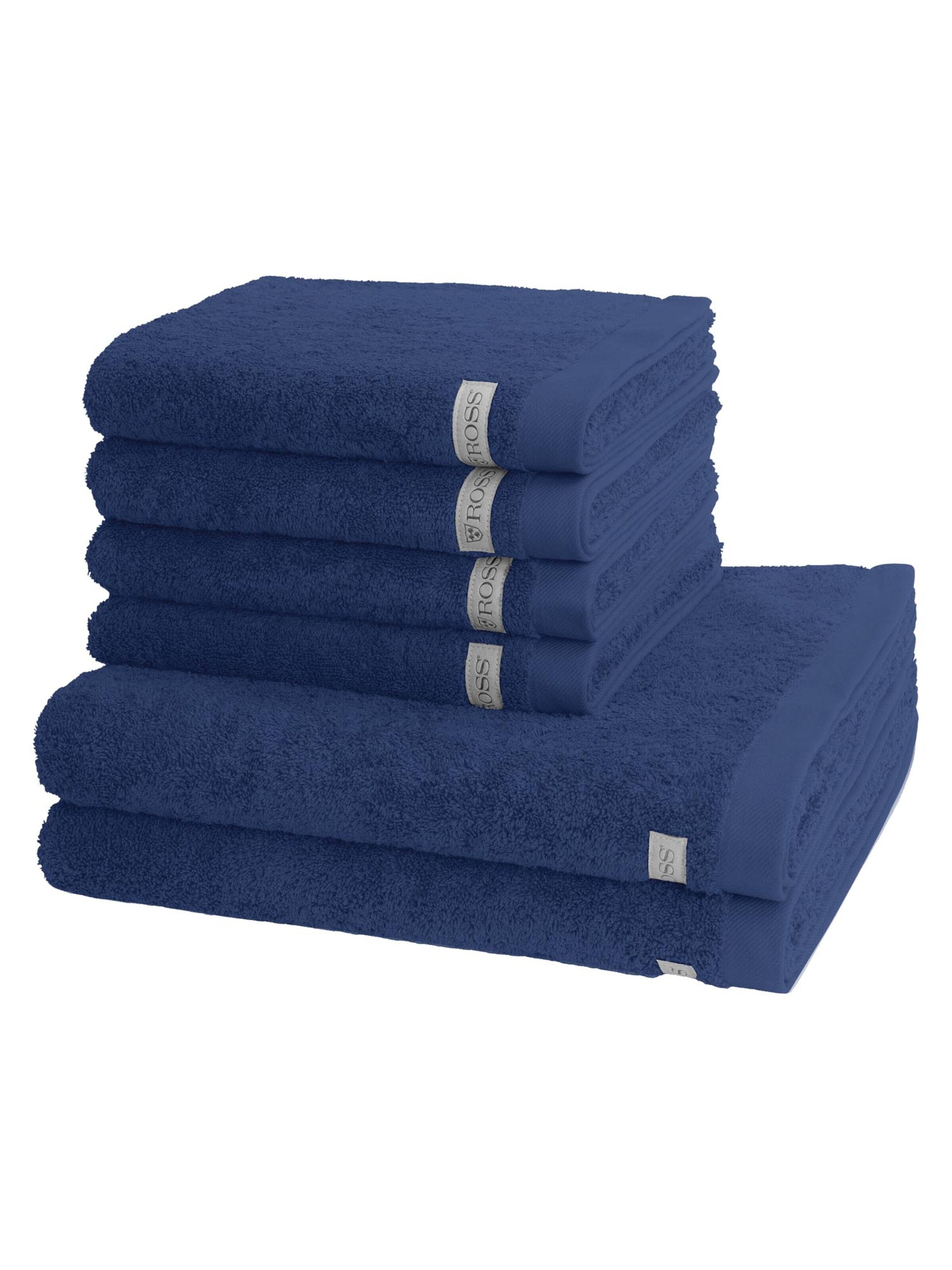 ROSS Handtuch 'Sinfonie'‌‌‌ in Blau: Vorderseite