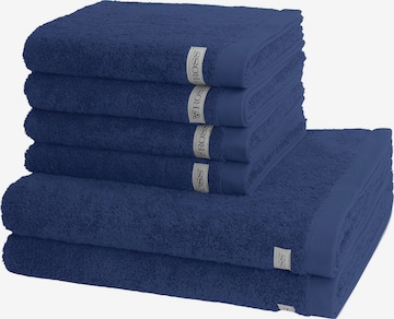 ROSS Handtuch 'Sinfonie' in Blau: Vorderseite