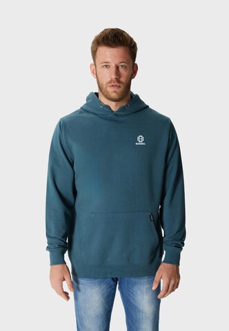 Oldskull Sweatshirt 'Asian Sushi Rollmate Graphic' in Blue: front