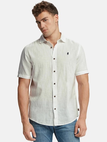 MCS Regular Fit Skjorte 'Fort Worth' i hvid: forside