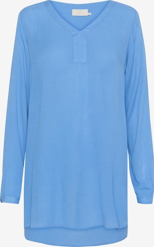 KAFFE CURVE Tunic 'Amber' in Blue: front