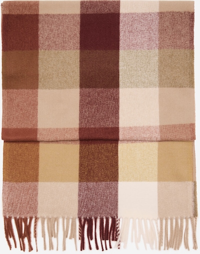 MANGO Šal 'AMARILIS' u smeđa / kestenjasto smeđa / zeleno smeđa / cappuccino, Pregled proizvoda