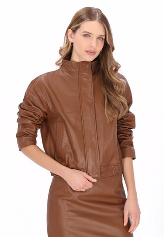 DreiMaster Klassik - Casaco meia-estação em castanho: frente