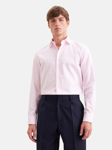 SEIDENSTICKER Slim fit Zakelijk overhemd in Roze