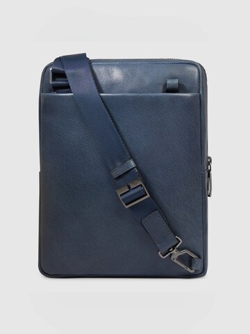 Piquadro Schoudertas in Blauw