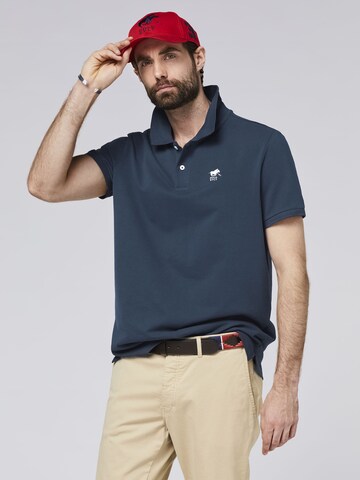 Polo Sylt Shirt in Blau: Vorderseite