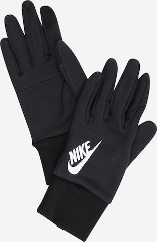 Nike Sportswear Ръкавици с пръсти 'Club Fleece' в черно: отпред