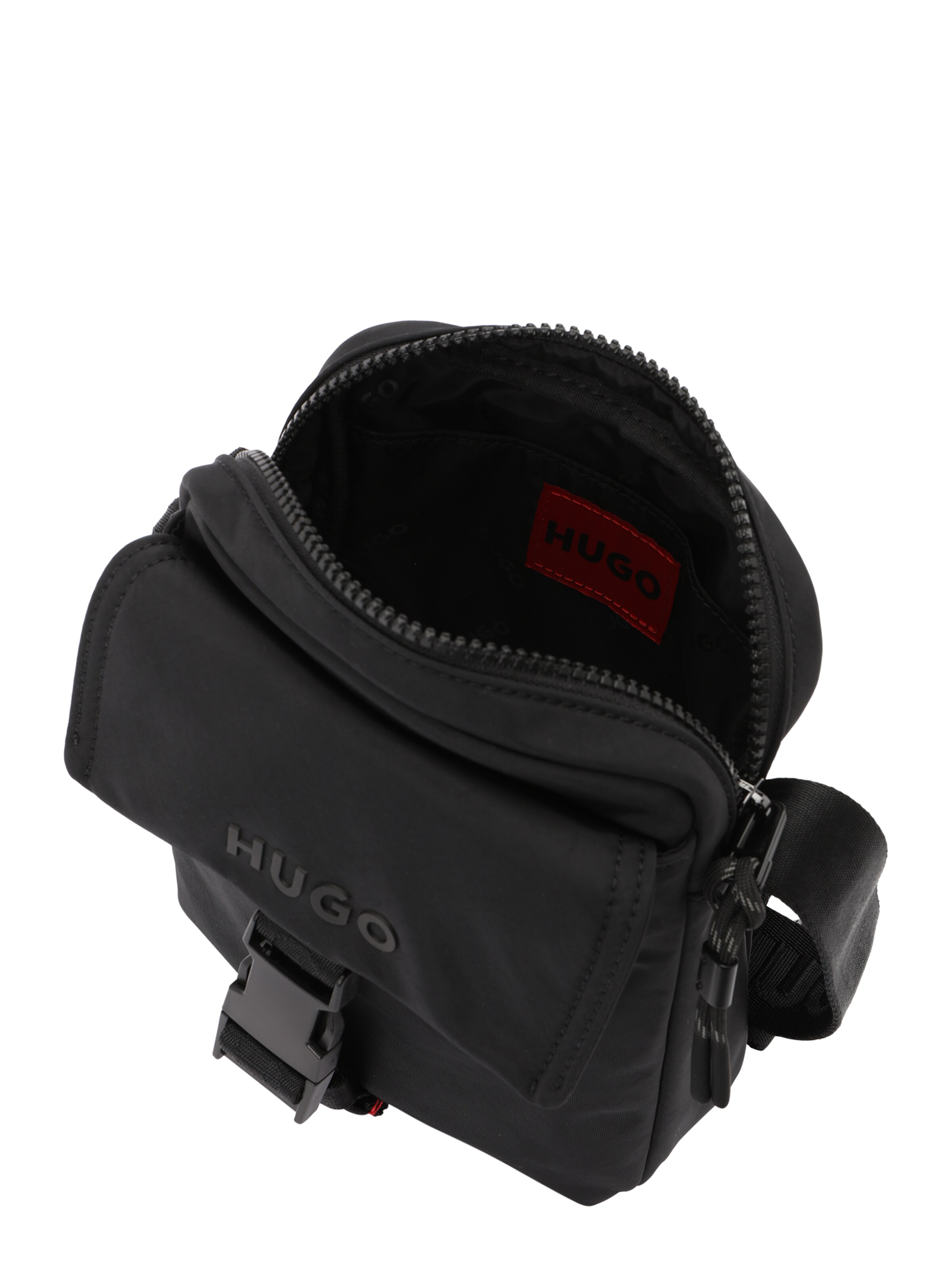 HUGO Skuldertaske 'Marsel' i sort