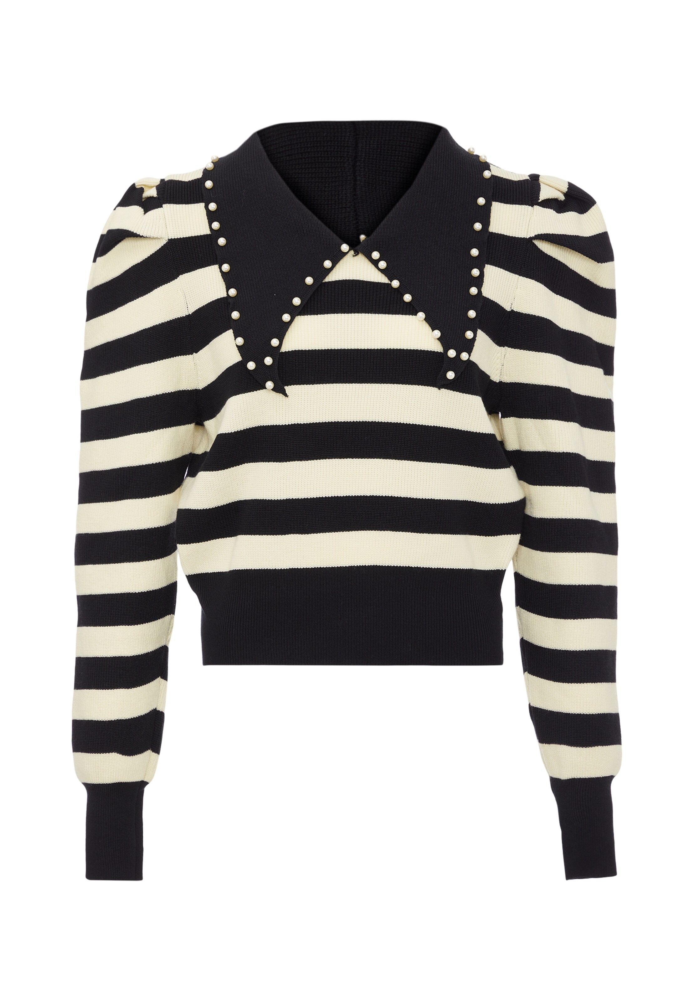 juoda nolie Megztinis: priekis