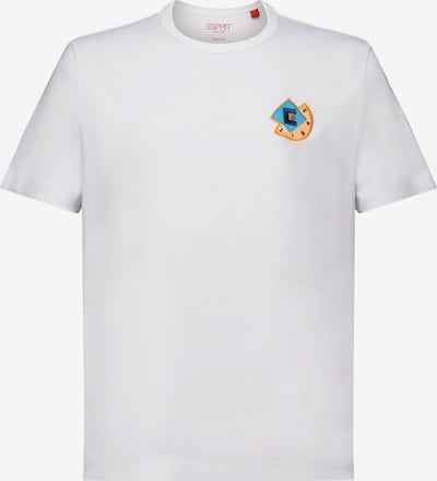 ESPRIT Shirt in de kleur Blauw / Oranje / Wit, Productweergave