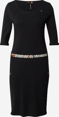 Ragwear فستان 'TANNYA' بلون أسود: الأمام
