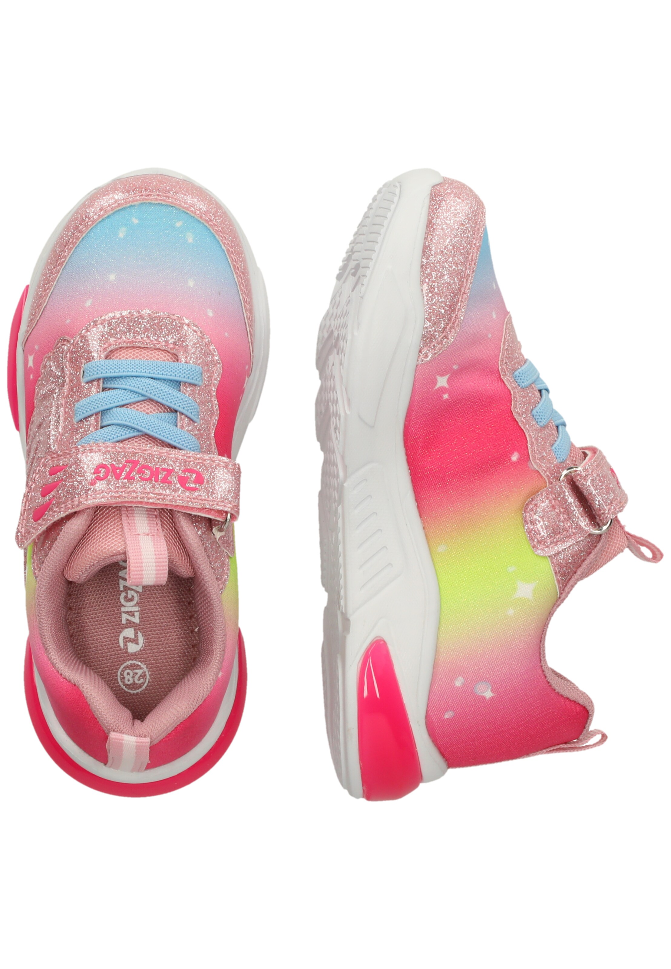 ZigZag Sneaker 'Hori' in Pink