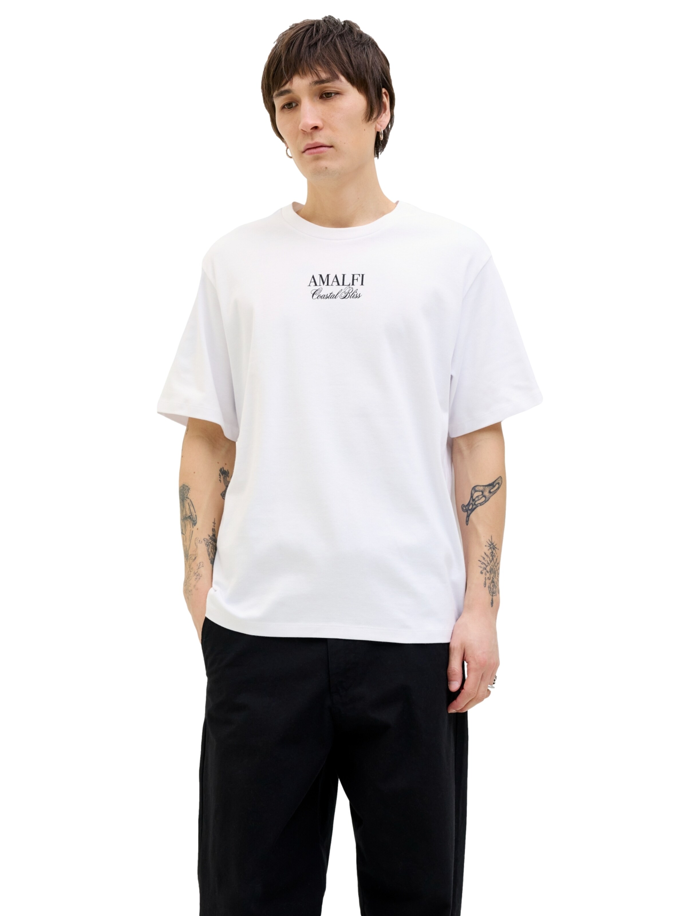 Maglietta 'Destination' di JACK & JONES in bianco