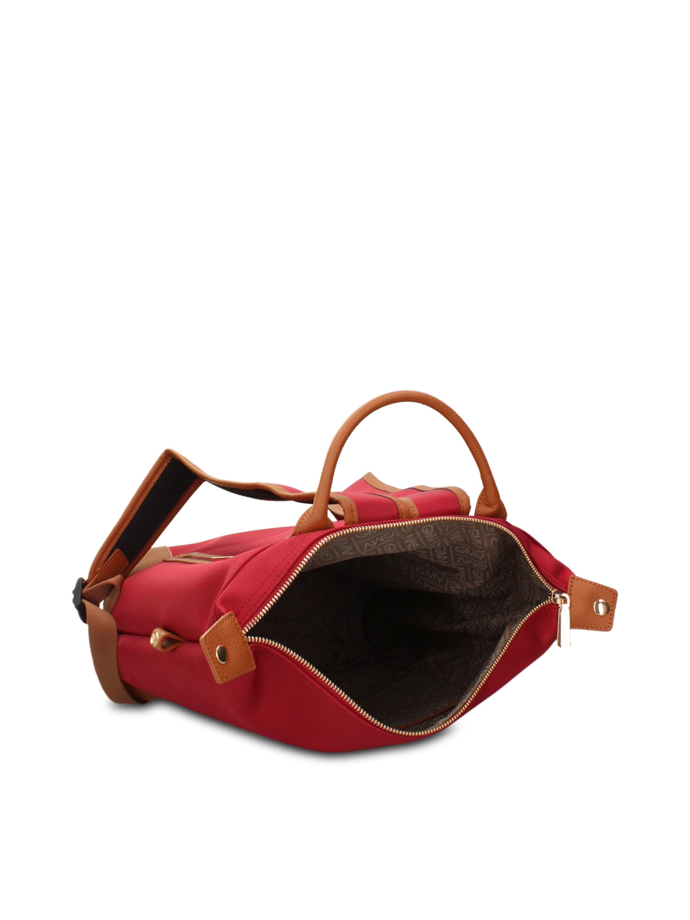 Zaino 'Zaino Novara Elite Gianmarco Venturi - Pelle Vegana 100% PU' di GianMarco Venturi in rosso