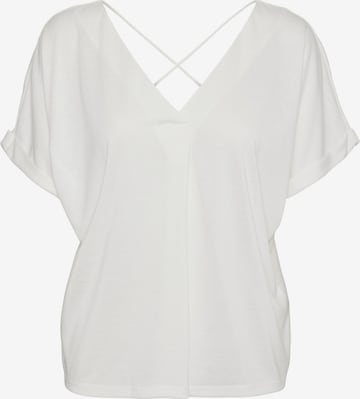 VERO MODA - Camisa 'Flia' em branco: frente