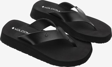 Volcom T-Bar Sandals in Black