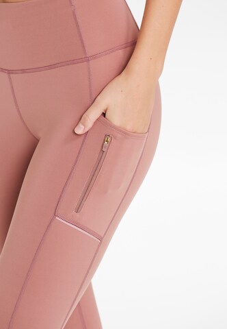 ENDURANCE Skinny Sportbyxa 'Thadea' i rosa