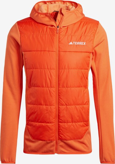 ADIDAS TERREX Outdoorjas in de kleur Oranje / Wit, Productweergave