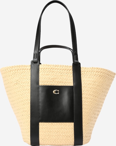 COACH "Shopper" tipa soma, krāsa - bēšs / melns, Preces skats