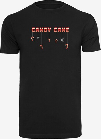 T-Shirt 'Candy Cane' Merchcode en noir : devant