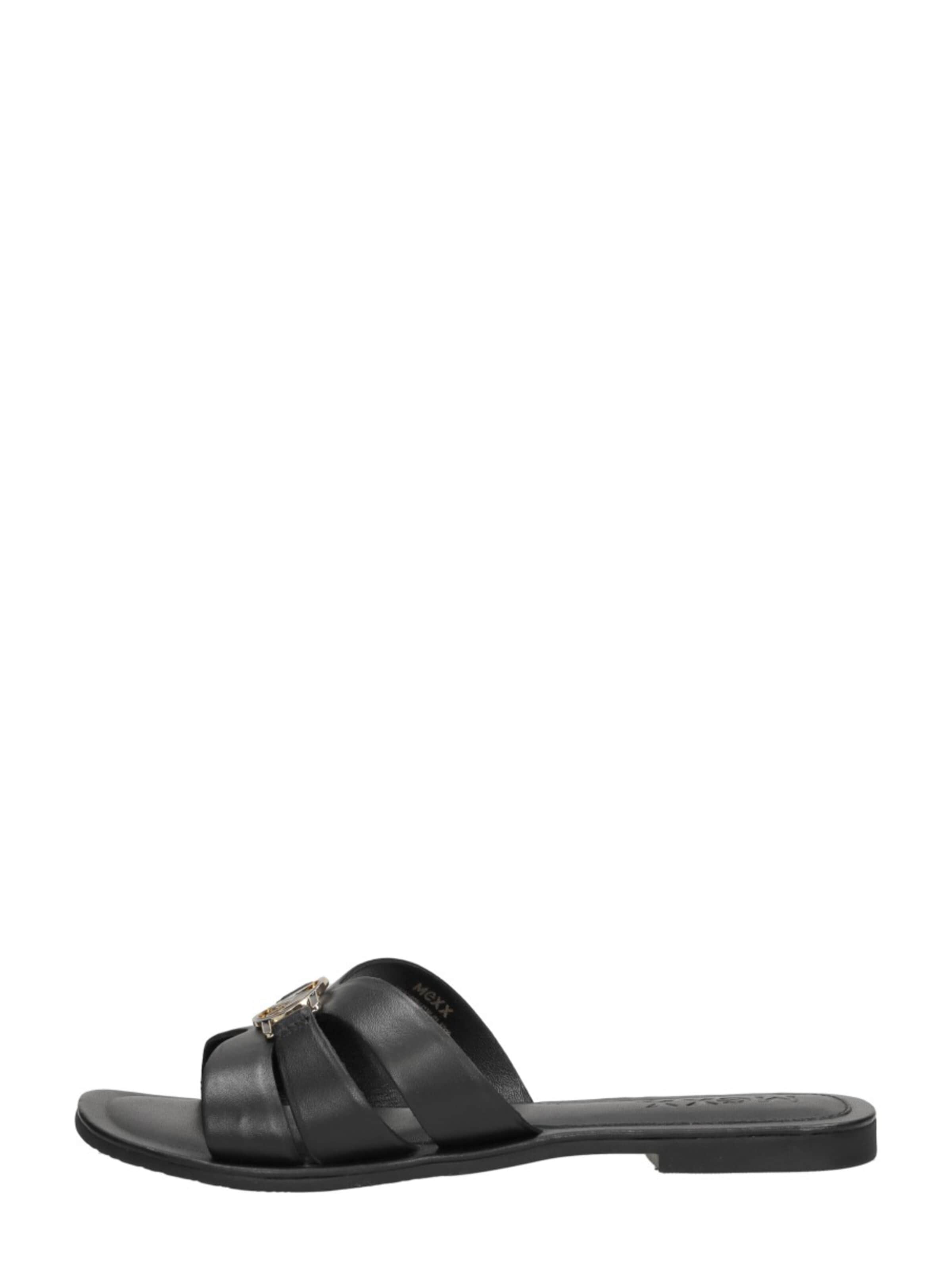 MEXX Hausschuh 'Nikki'‌‌‌‌‌‌‌ in Schwarz: Vorderseite