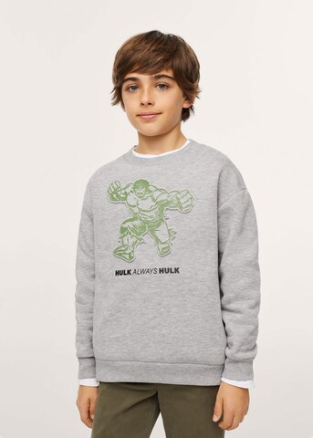 MANGO KIDS Sweatshirt in Grey: front