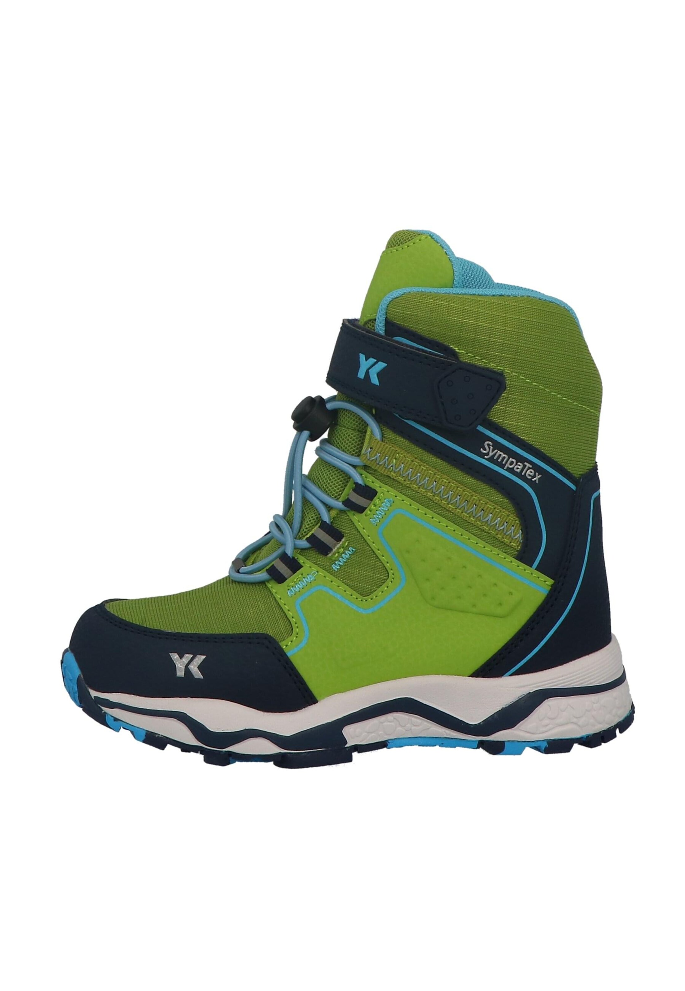 LURCHI Boots 'Lando-SYMPATEX' in Green: front