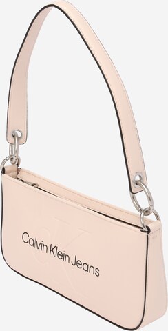 Sac bandoulière Calvin Klein Jeans en rose : devant