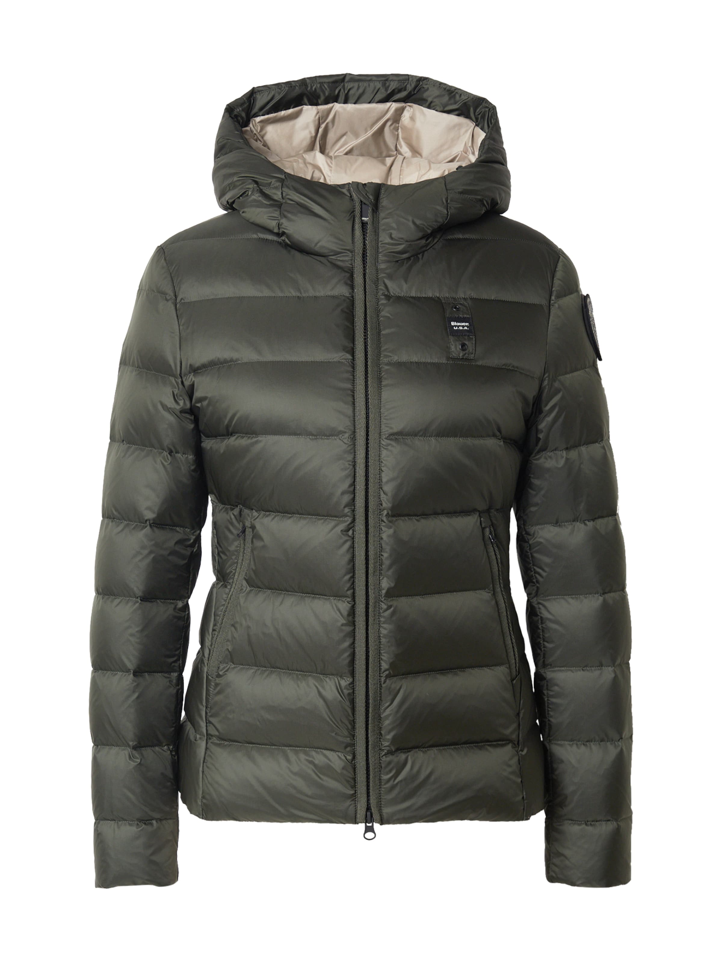 Giacca invernale di Blauer.USA in verde: frontale