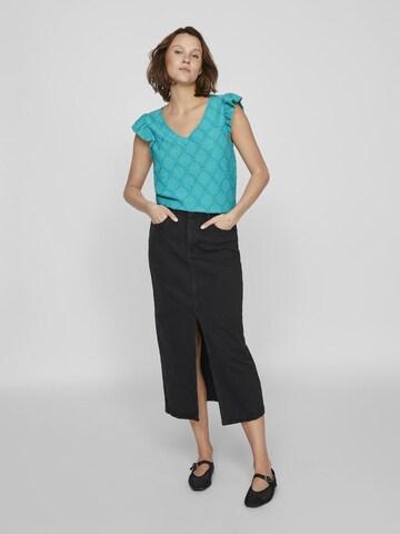 VILA Blouse in Blue