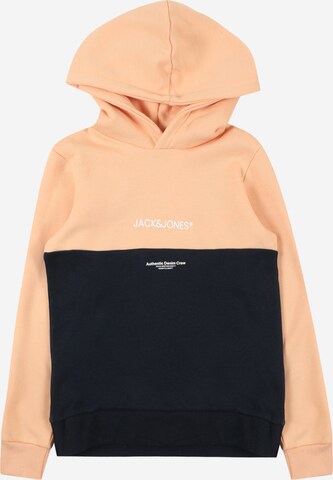 Jack & Jones Junior - Sweatshirt 'RYDER' em laranja: frente