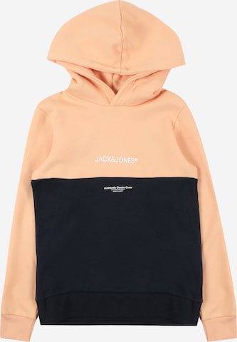 Jack & Jones Junior Sweatshirt 'RYDER' in Oranje: voorkant