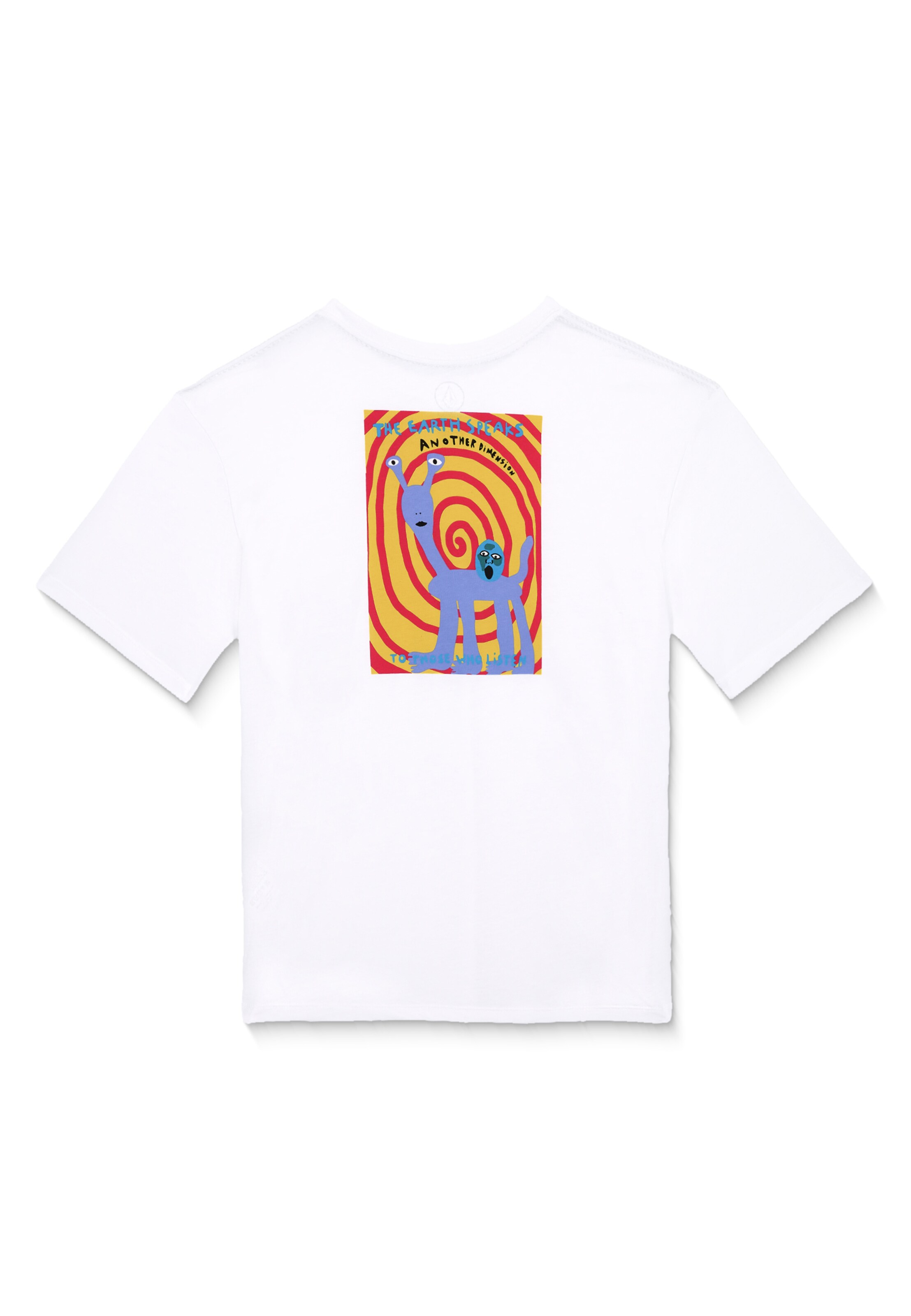 T-Shirt 'Weirdcard' Volcom en blanc