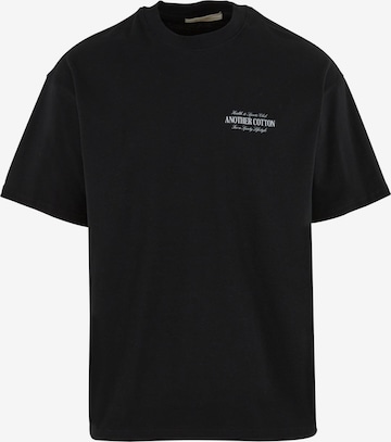 Another Cotton Lab Paita 'Health and Sports Club' värissä musta: etupuoli