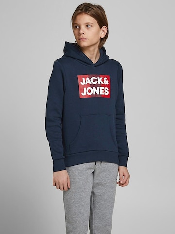 Jack & Jones Junior Regular Fit Sweatshirt 'CORP' i blå: forside
