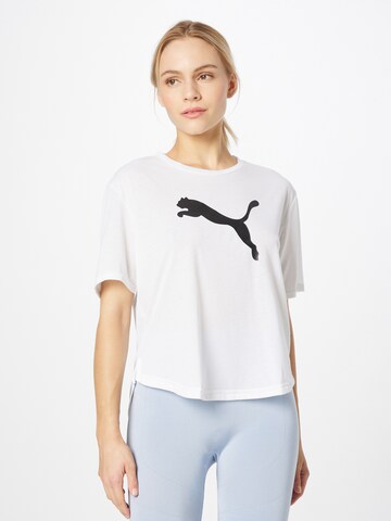 PUMA Performance Shirt 'Day in Motion' in White: front