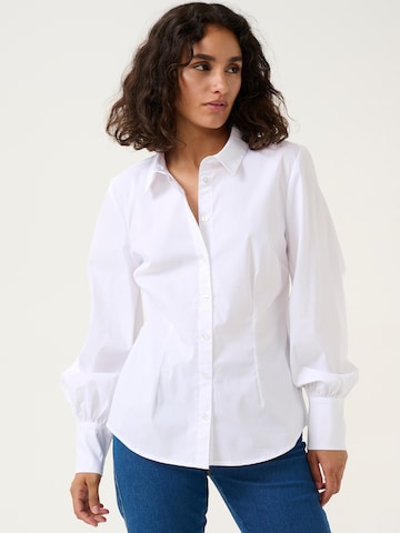 Kaffe - Blusa em branco: frente