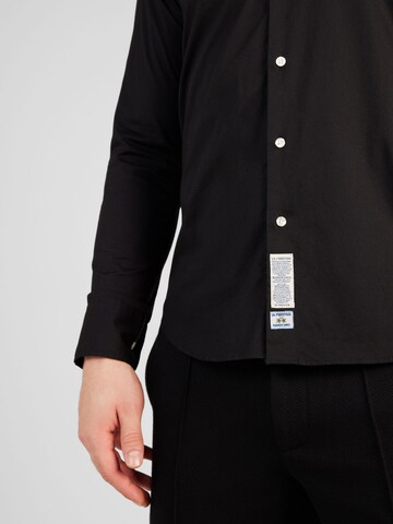 La Martina Slim fit Button Up Shirt in Black