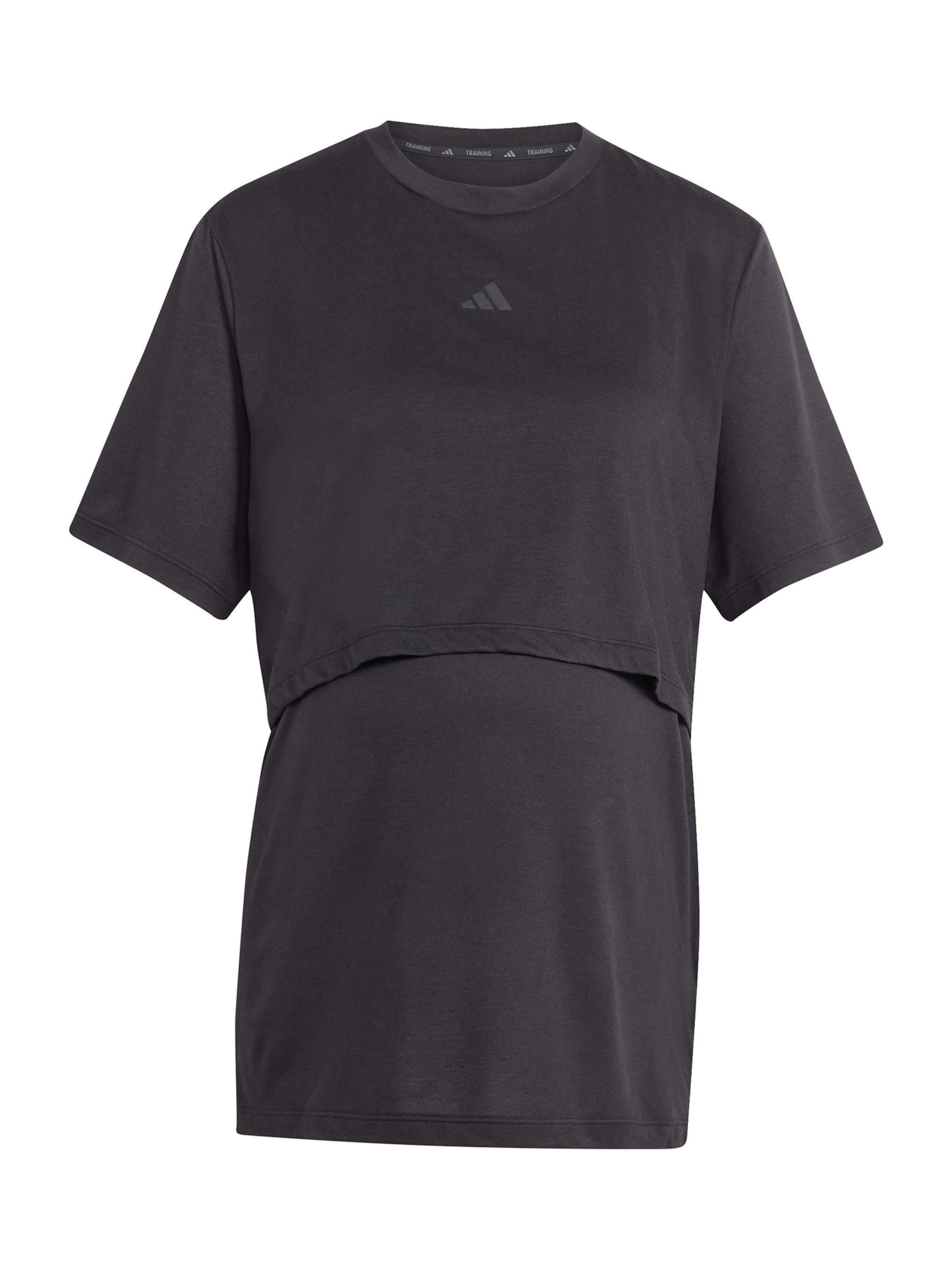 T-shirt fonctionnel 'MAT' ADIDAS PERFORMANCE en noir : devant