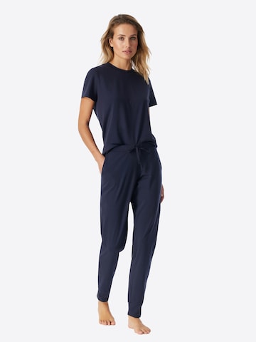 Pantalon de pyjama ' Mix & Relax ' SCHIESSER en bleu